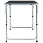 Voir la diapositive 4 : VIDAXL Table pliable de camping Gris Aluminium 120x60 cm