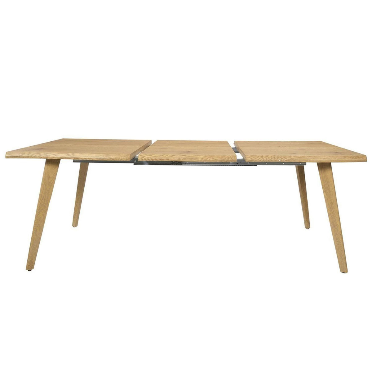 The Home Deco Factory Table extensible avec bords biseautés pour 6 à 8 personnes CALYPSO - Beige
