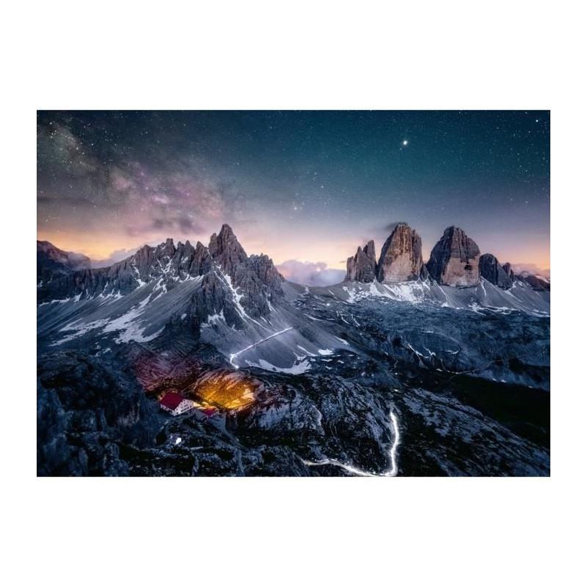 RAVENSBURGER Ravensburger-Puzzle 1000p-Les Tre Cime di lavaredo, Dolomites (Highlights)-des 14 ans-Puzzle de qualité supérieure-12000256