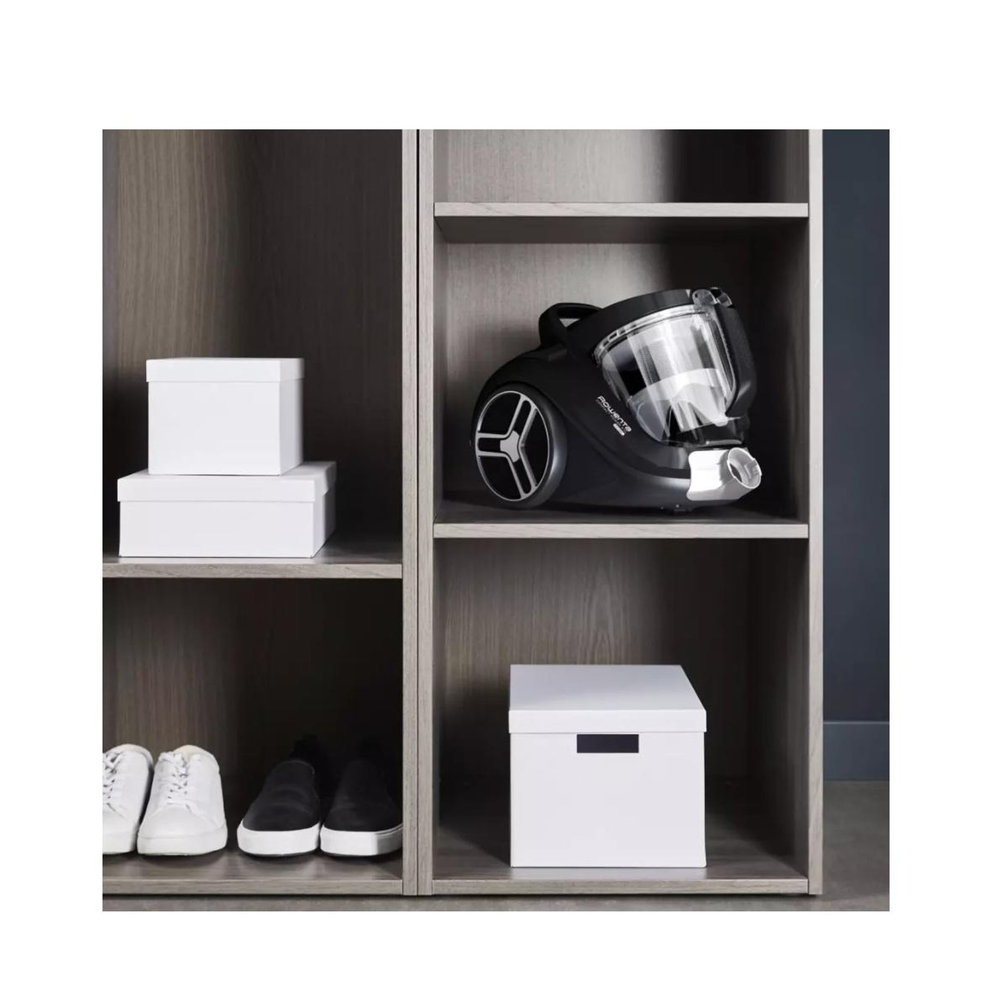 Voir la diapositive 3 : ROWENTA Aspirateur sans sac 900w 75db noir/gris - yy5668fe