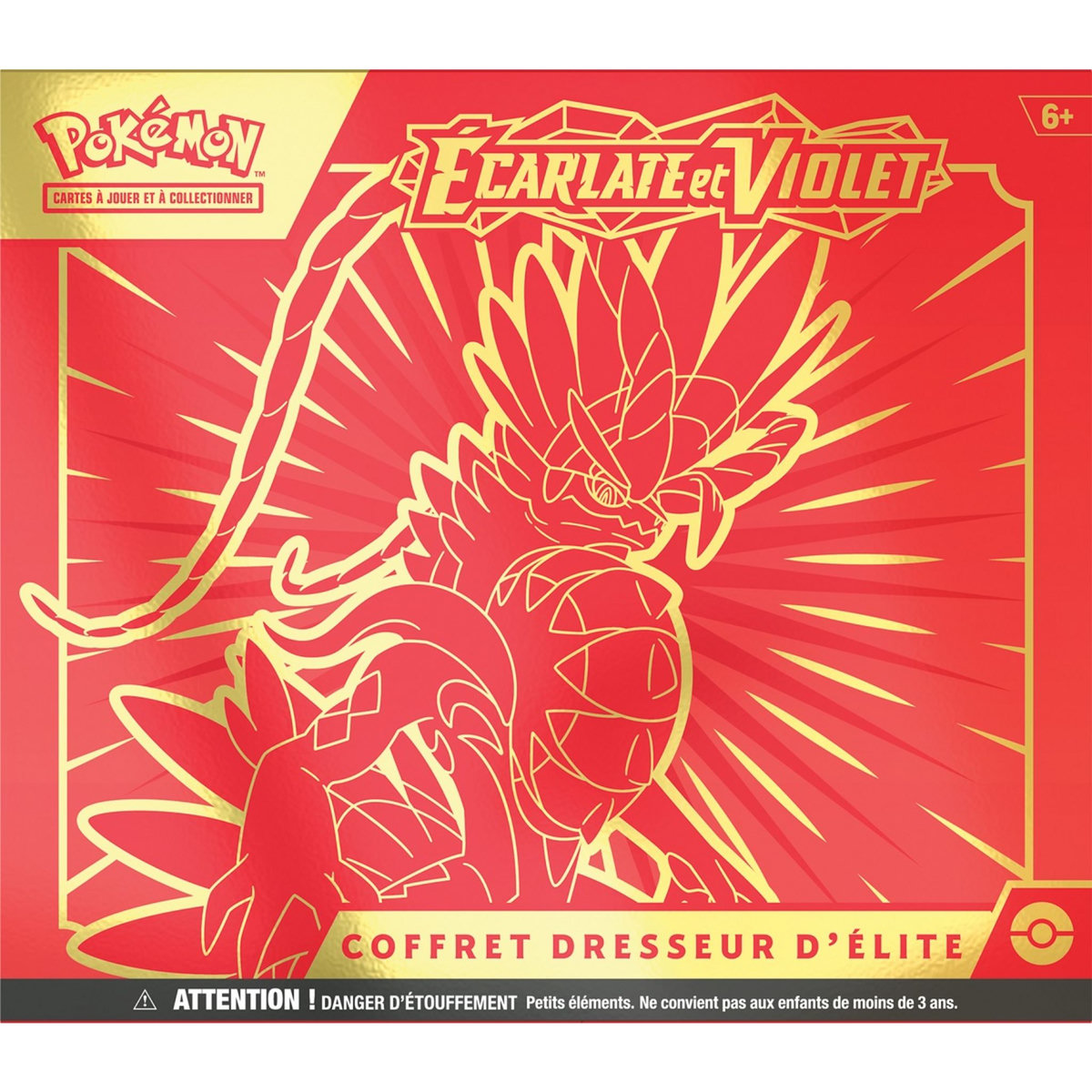 POKEMON Coffret Cartes Pokémon Dresseur d'élite Écarlate et Violet