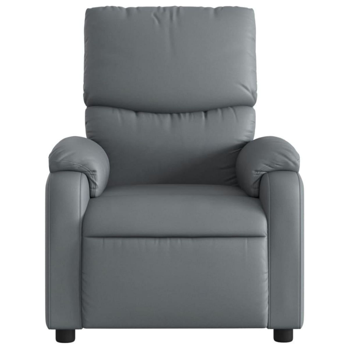 VIDAXL Fauteuil inclinable Gris Similicuir