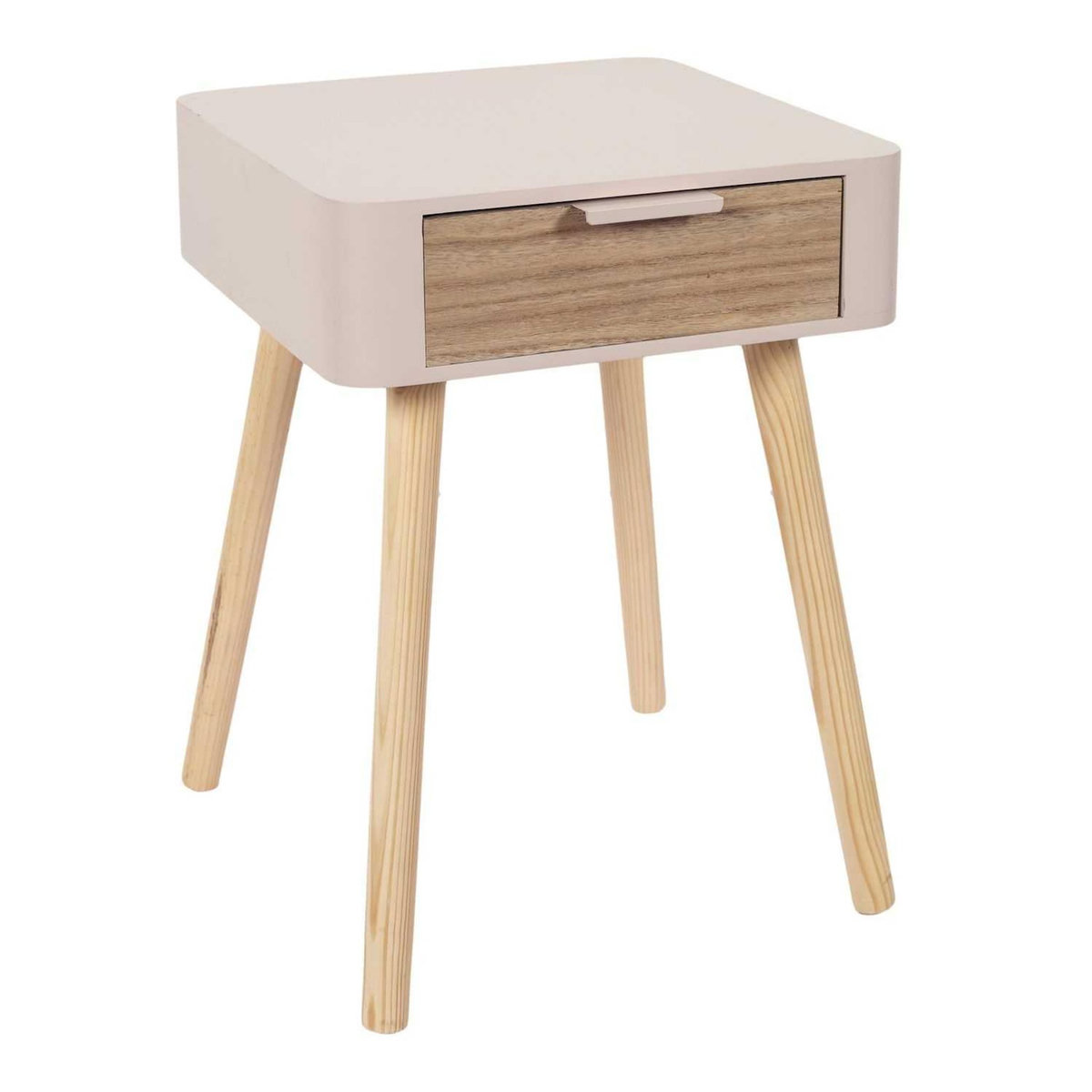 TOILINUX Table de chevet 1 tiroir en MDF