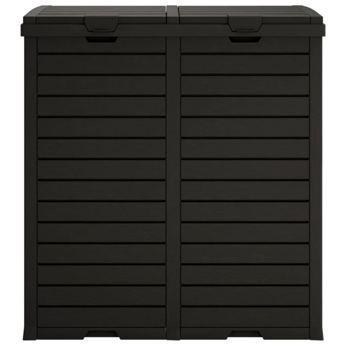 VIDAXL Poubelle d'exterieur noir 78x41x86 cm polypropylene