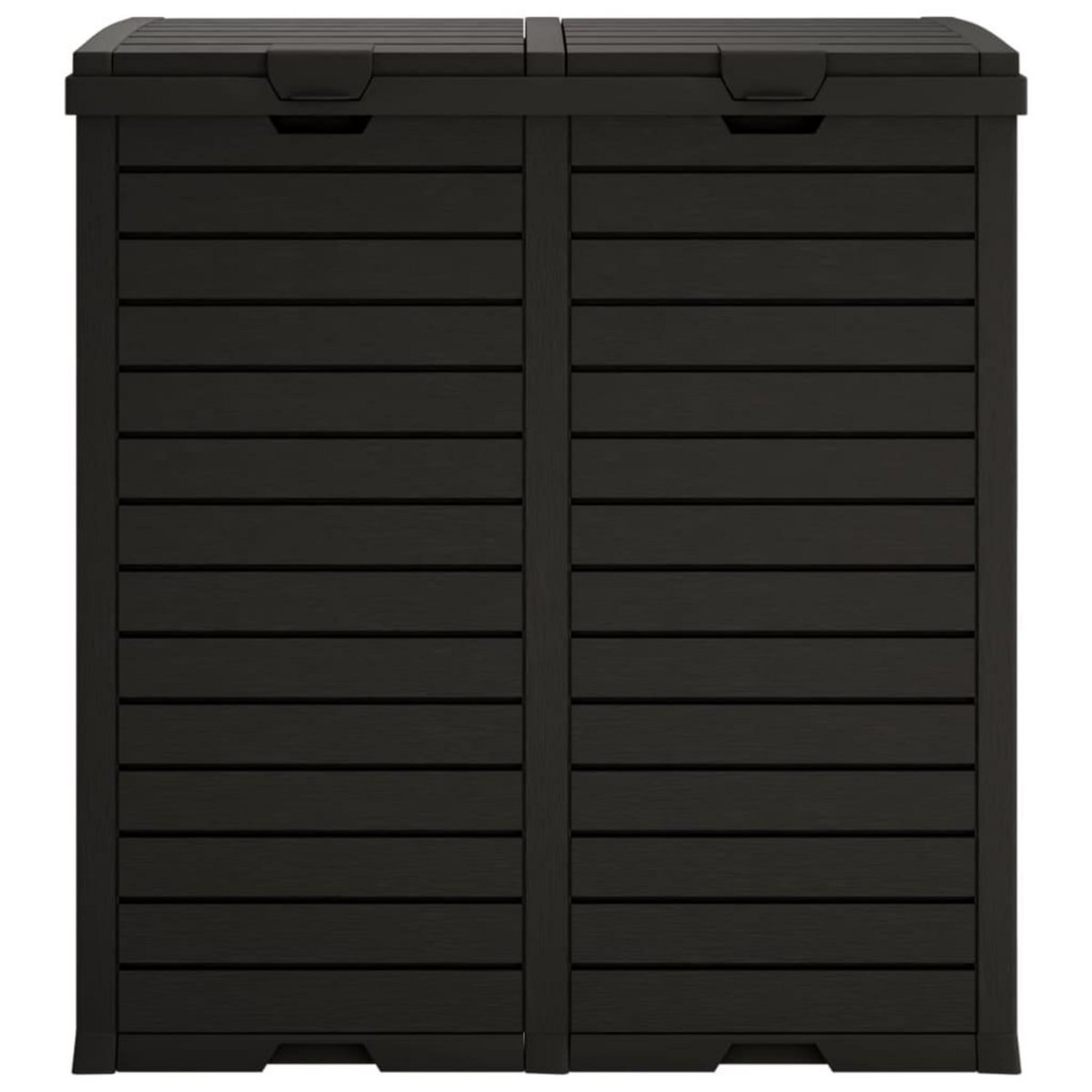 VIDAXL Poubelle d'exterieur noir 78x41x86 cm polypropylene