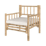 Rendez vous déco Fauteuil de jardin en bambou naturel-Vadella