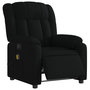 Voir la diapositive 3 : VIDAXL Fauteuil de massage inclinable electrique Noir Tissu
