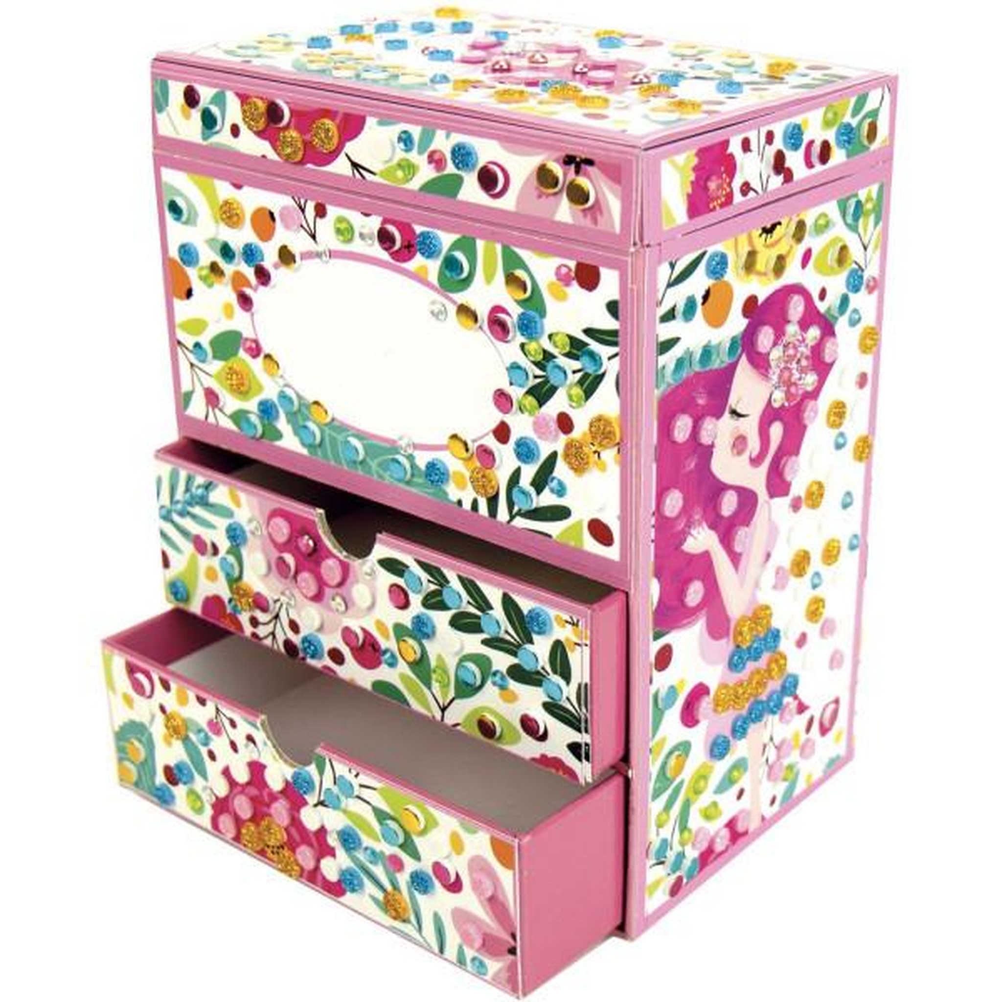 Voir la diapositive 2 : SYCOMORE 3D Mosaiques - SYCOMORE - Stick'N Fun - Coffret bijoux - Des 5 ans