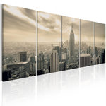 Paris Prix Tableau Imprimé  Beige Manhattan. Coloris disponibles : Multicolore