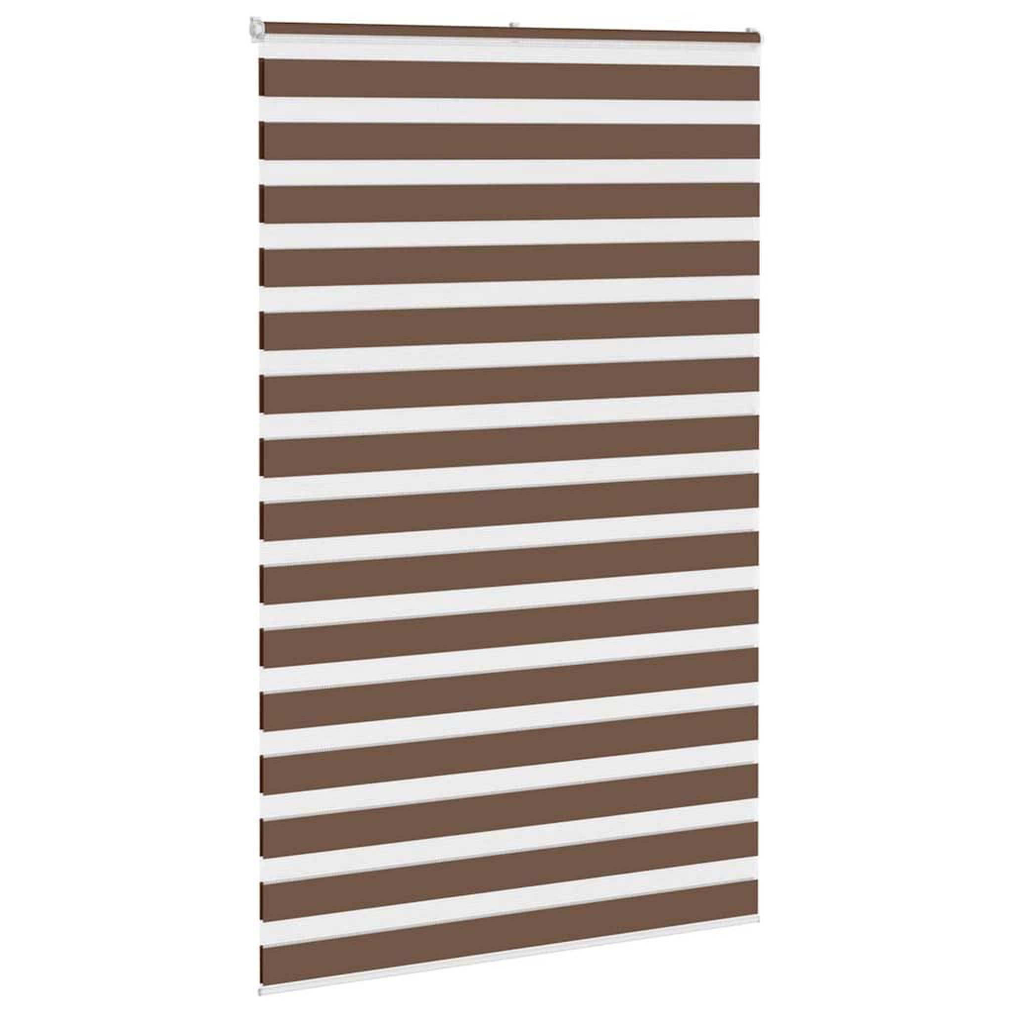 Voir la diapositive 3 : VIDAXL Store zebre marron 150x230cm largeur du tissu 145,9cm polyester