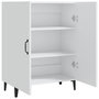Voir la diapositive 4 : VIDAXL Buffet Blanc 70x34x90 cm Bois d'ingenierie