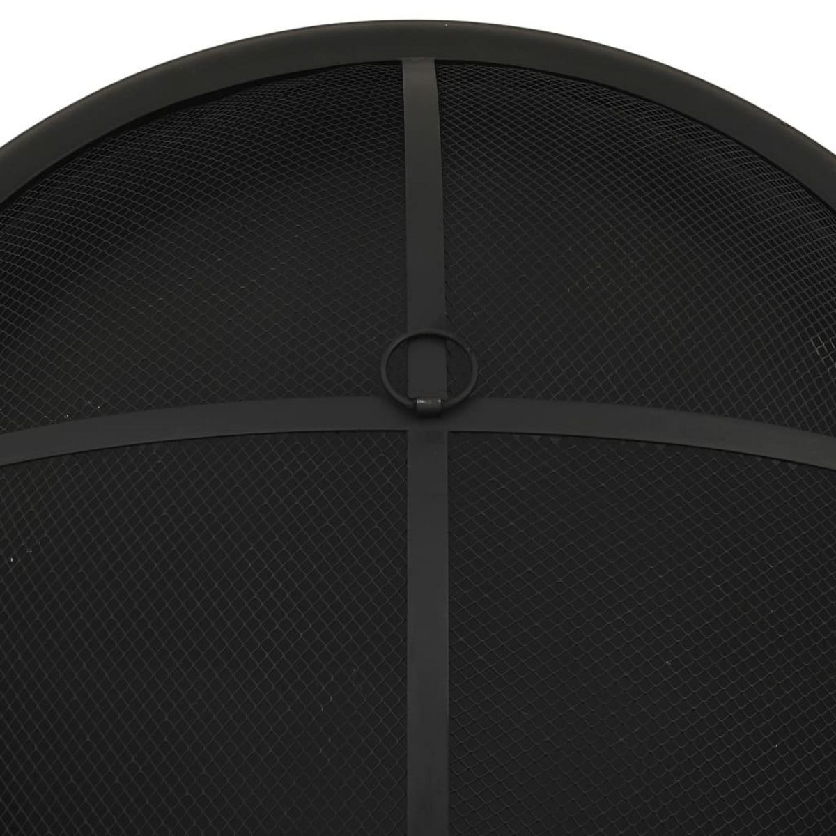 VIDAXL Foyer avec tisonnier 75 cm XXL Acier