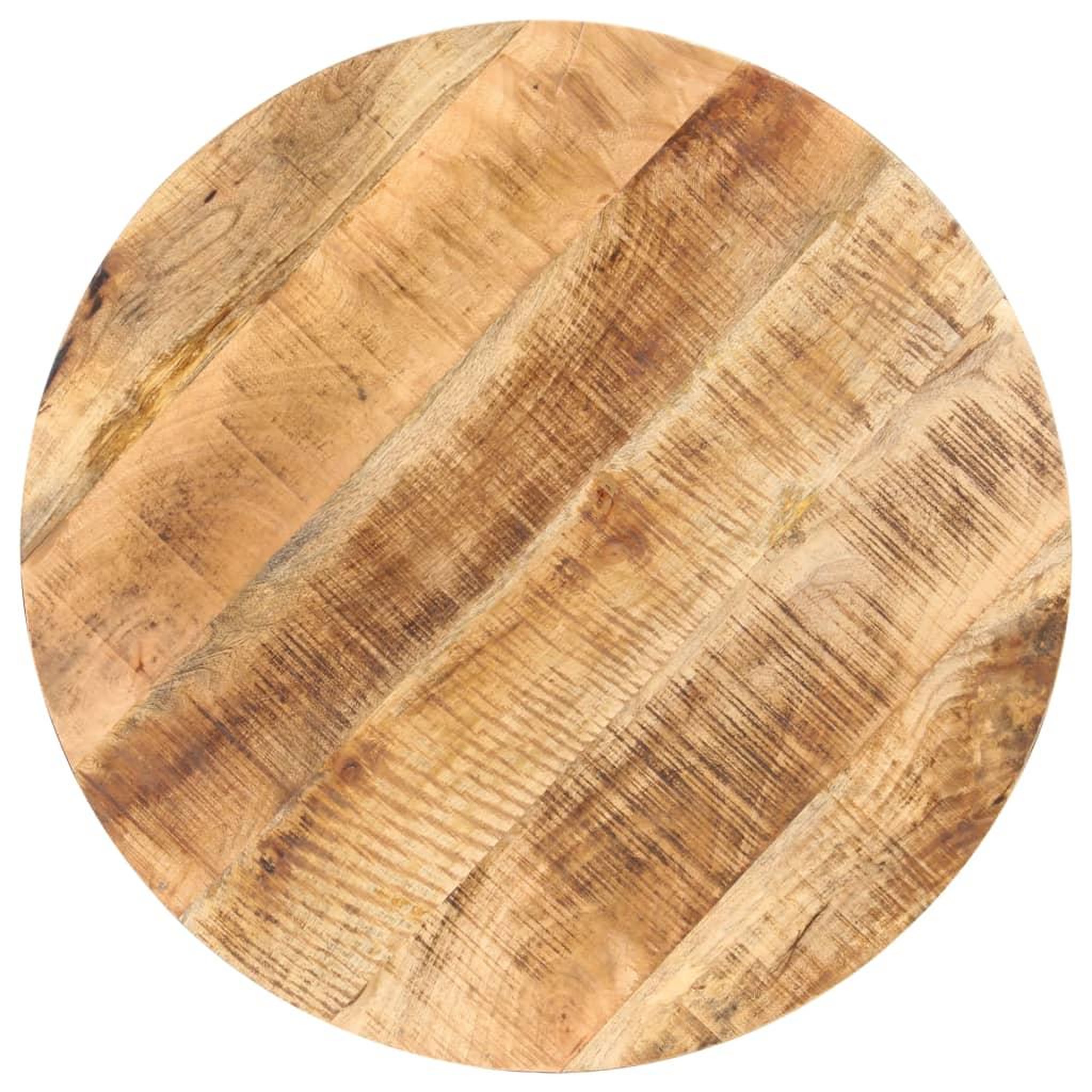 Voir la diapositive 3 : VIDAXL Table de bistro Ronde Ø80x75 cm Bois de manguier brut