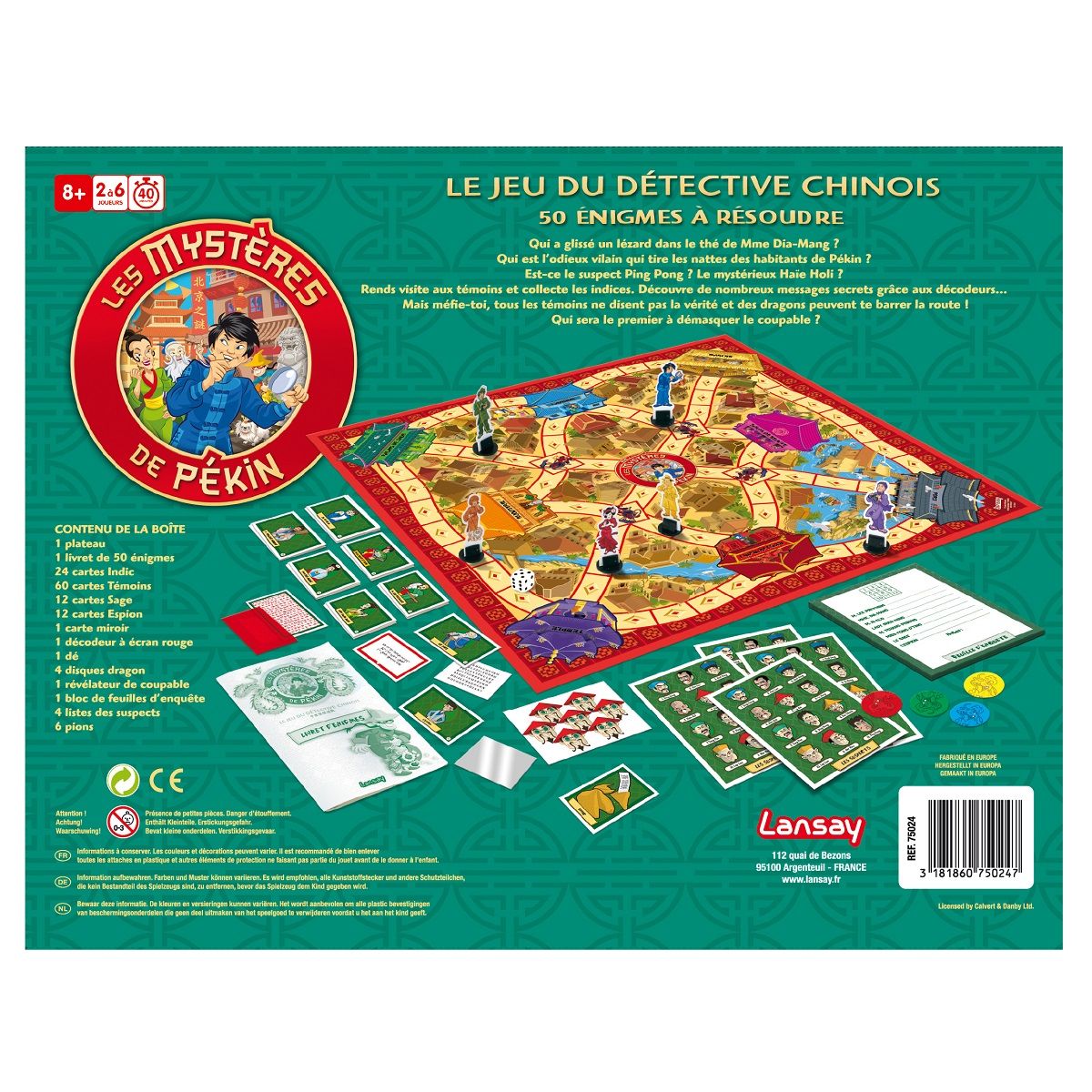 LANSAY Jeu Les mystères de Pékin