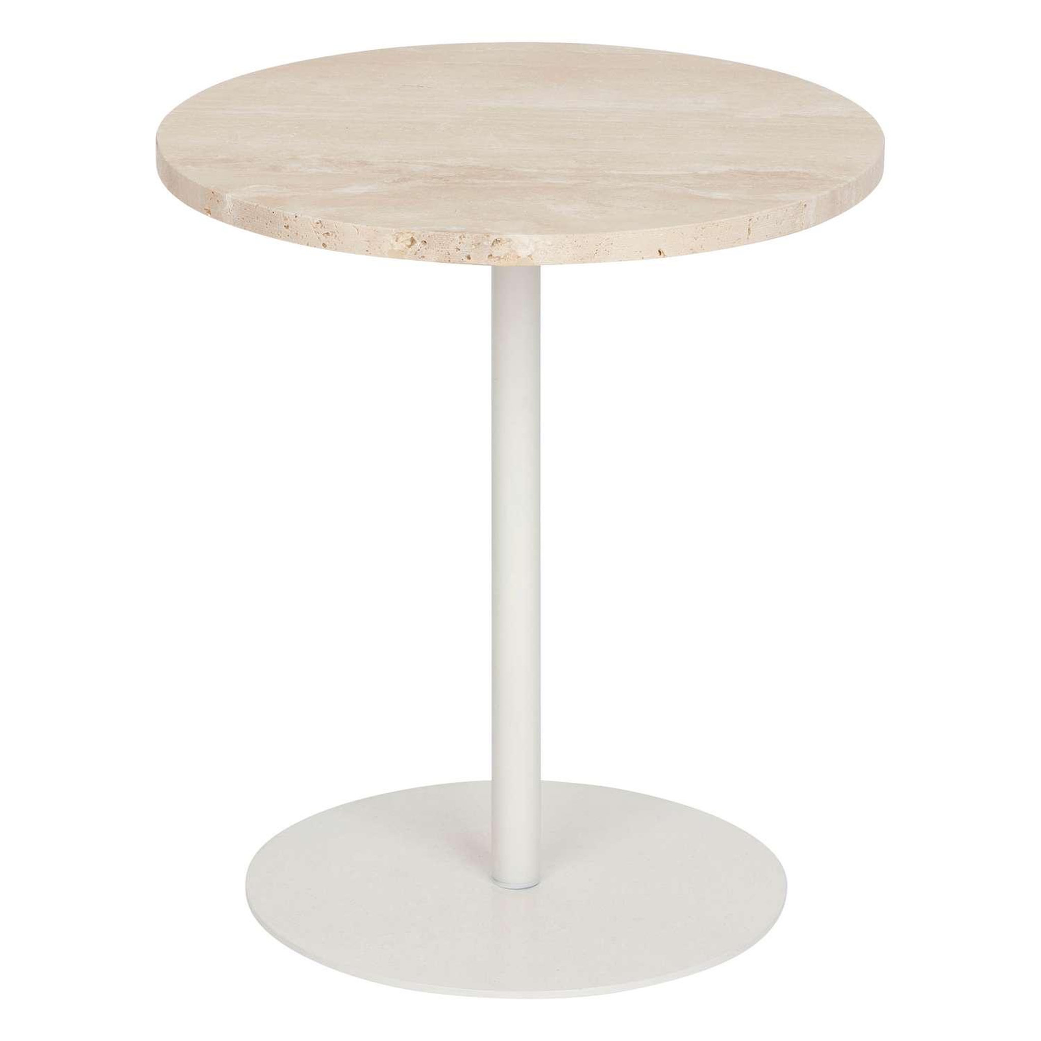 ATMOSPHERA Table à café en travertin - blanc