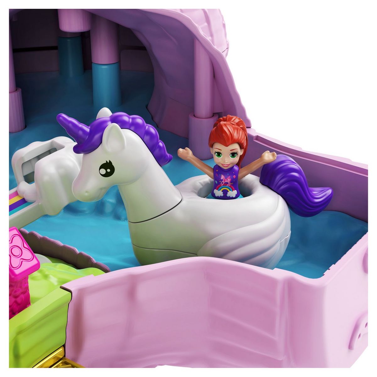 MATTEL Coffret licorne surprises Polly pocket