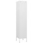 Voir la diapositive 5 : VIDAXL Armoire à casiers Blanc 35x46x180 cm Acier