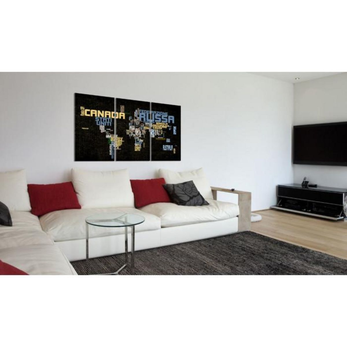 Paris Prix Tableau Imprimé 3 Panneaux  The World is Not Enough