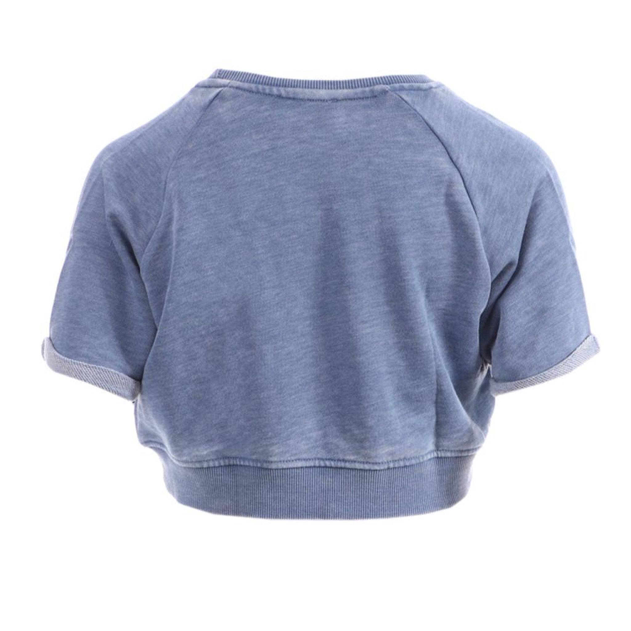 Voir la diapositive 2 : Le Temps Des Cerises Sweat Court Bleu Fille Le Temps Des Cerises Damina