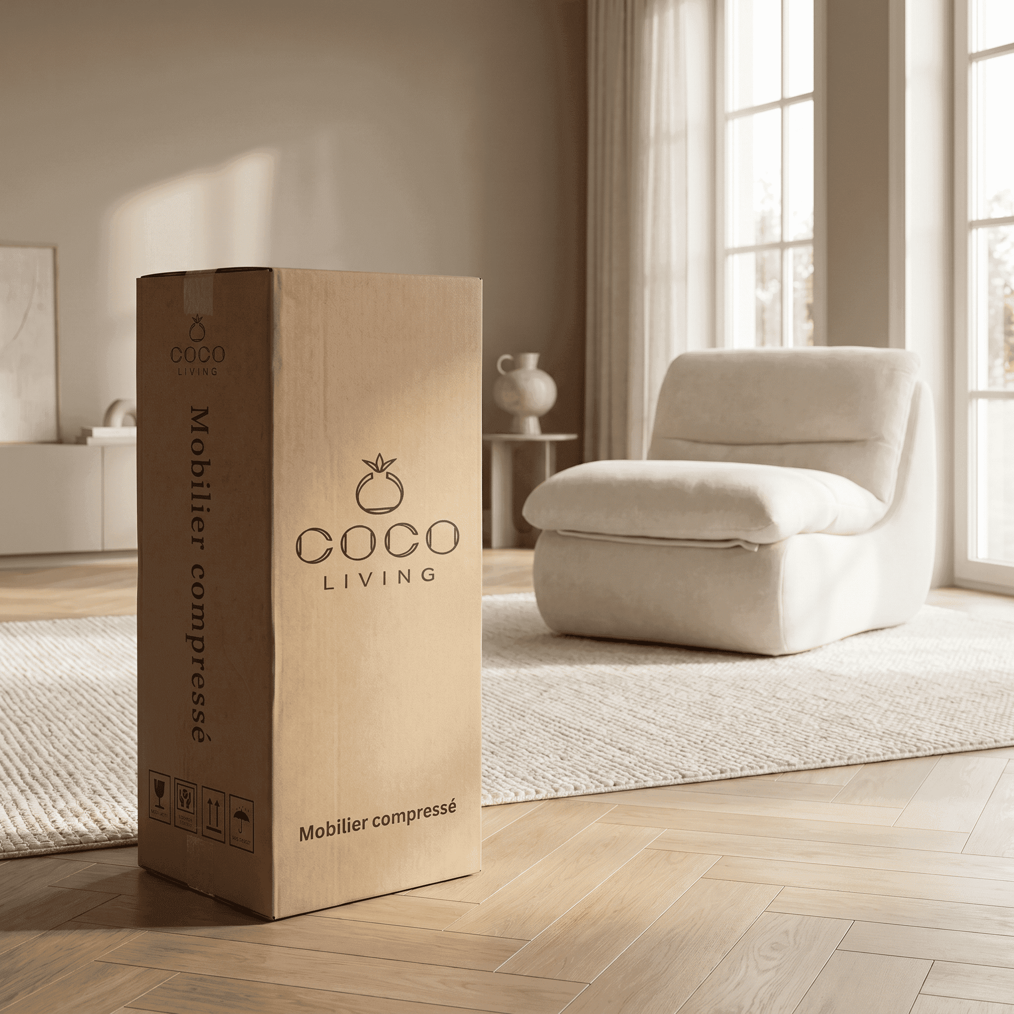 Voir la diapositive 3 : COCO LIVING Coco Living Fauteuil Nuvia