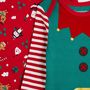 Voir la diapositive 3 : INEXTENSO Lot de 2 bodies Noël manches longues lutin bébé 