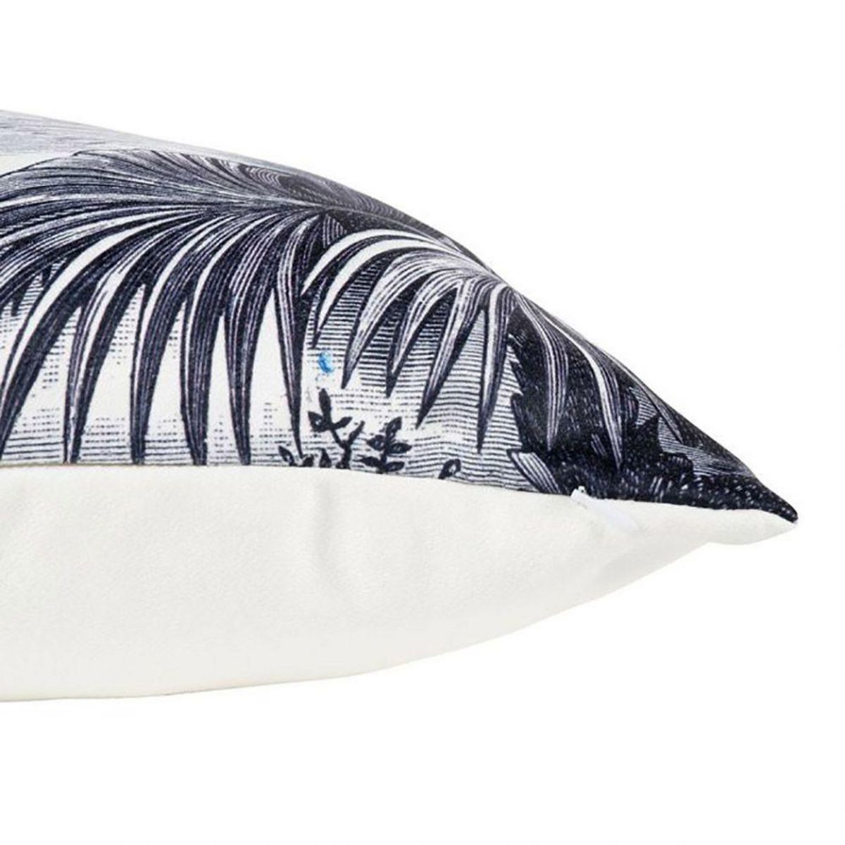 OSTARIA Housse de coussin 40x40 cm Hidalgos blanc noir