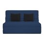Voir la diapositive 1 : DUNLOPILLO DUNLOPILLO Banquette BZ 2 places - Bleu - ReVEUR