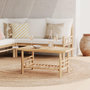 Voir la diapositive 2 : Rendez vous déco Table basse de jardin en bambou-Vadella