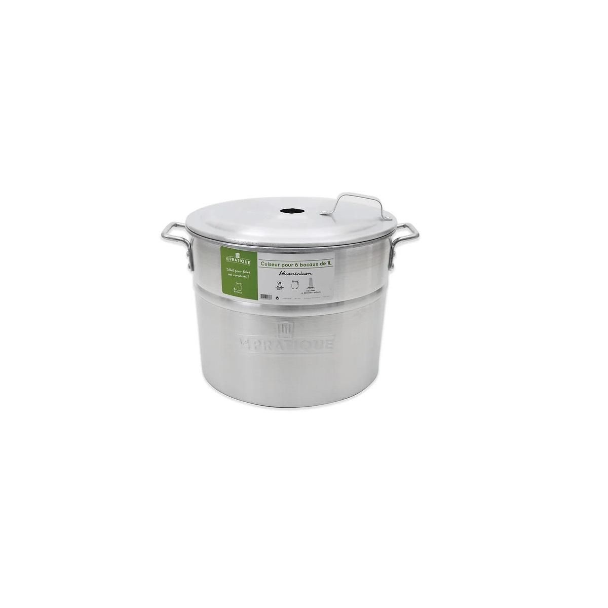 Pratique Stérilisateur de bocaux en aluminium 25l - 7406