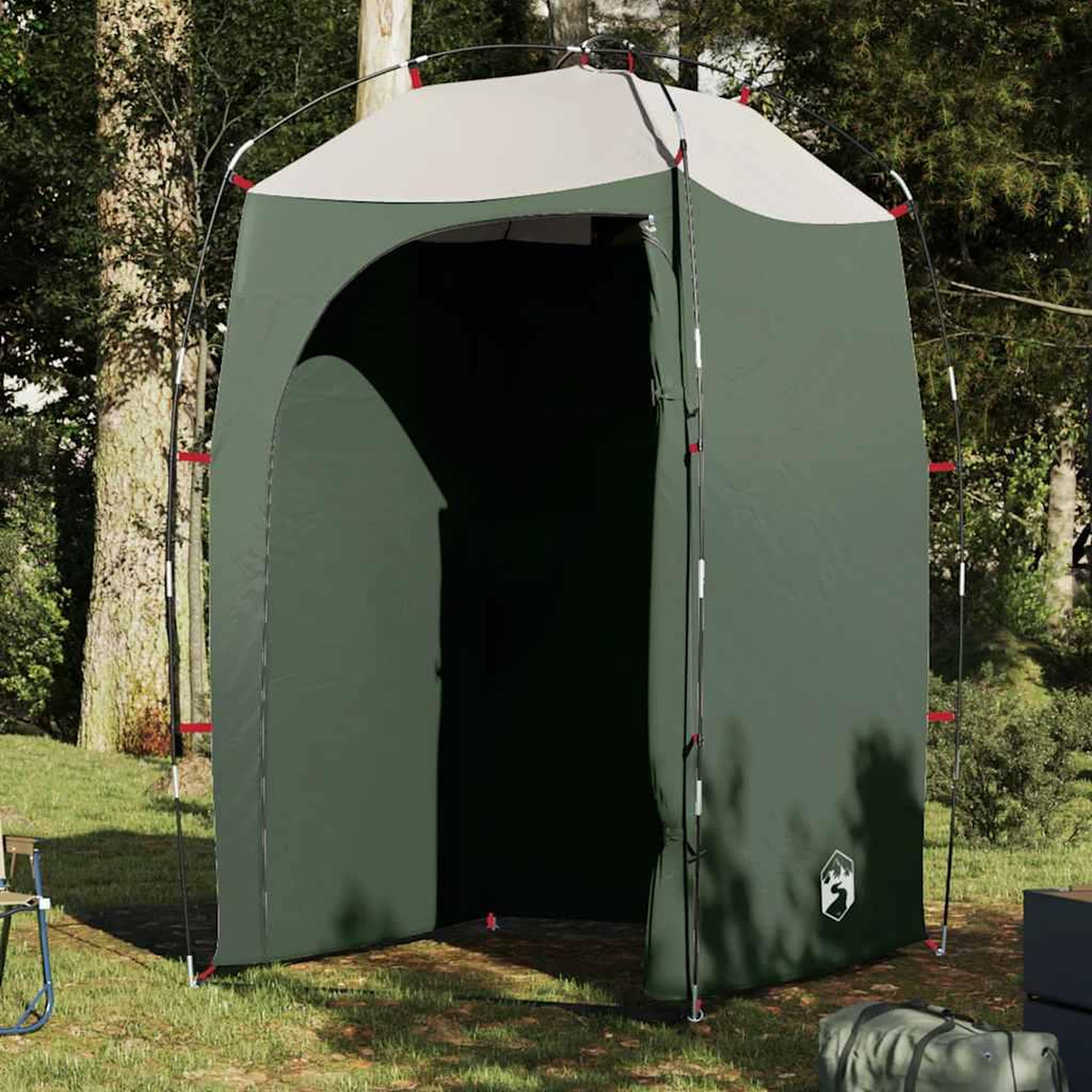 VIDAXL Tente de douche vert impermeable
