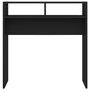 Voir la diapositive 5 : VIDAXL Table console noir 78x30x80 cm bois d'ingenierie