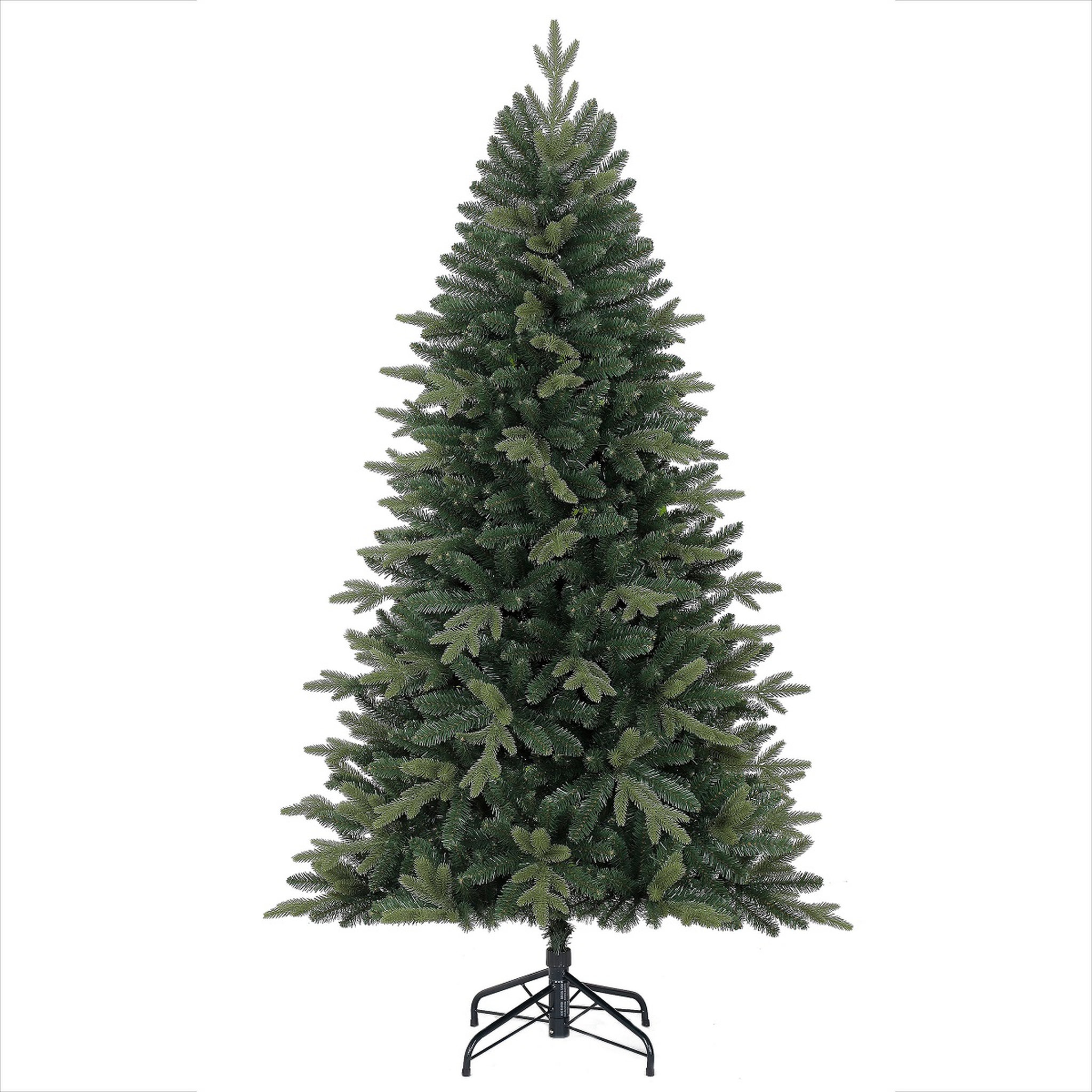 Voir la diapositive 2 : ACTUEL Sapin de Noël artificiel 180 cm  Ø 101.6 cm