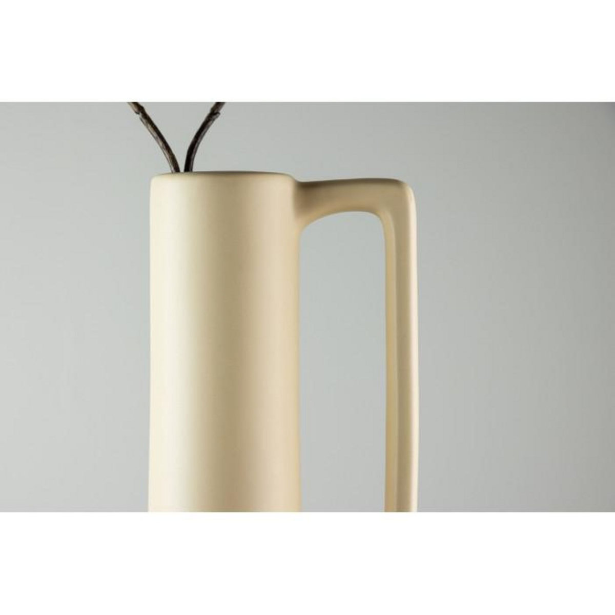 Paris Prix Vase Design en Céramique  Allis  36cm Jaune