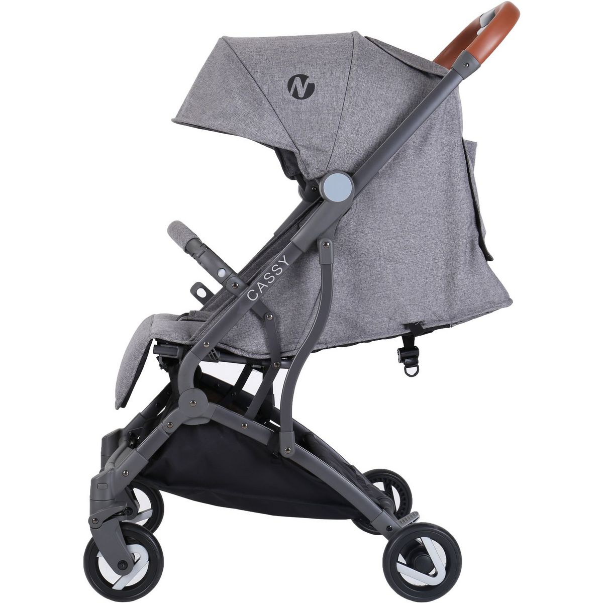 NANIA Poussette compacte multipostions CASSY + habillage pluie