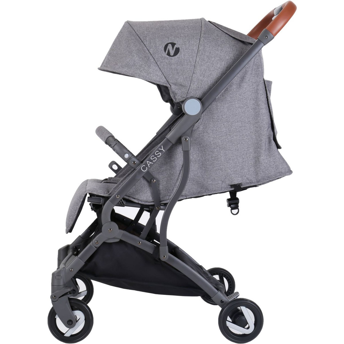 NANIA Poussette compacte multipostions CASSY + habillage pluie