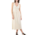 Deeluxe Robe Ecru Femme Deeluxe Aria. Coloris disponibles : Beige