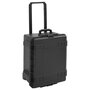 Voir la diapositive 3 : VIDAXL Valise de vol portable Noir 62,5x49,5x37 cm PP