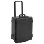 Voir la diapositive 3 : VIDAXL Valise de vol portable Noir 62,5x49,5x37 cm PP