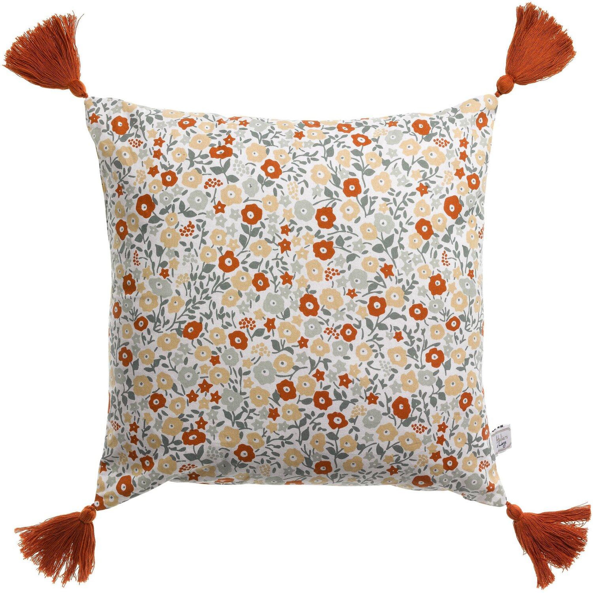 Voir la diapositive 1 : Les Ateliers du Linge Coussin imprime 100% polyester azae