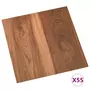 VIDAXL Planches de plancher autoadhesives 55 pcs PVC 5,11 m^2 Marron