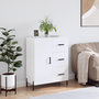 Voir la diapositive 1 : VIDAXL Buffet blanc 69,5x34x90 cm bois d'ingenierie