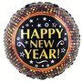 FUNNY FASHION Ballon aluminium rond 45 cm : Happy New Year !