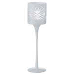 Paris Prix Photophore sur Pied Déco  Santorini  25cm Blanc