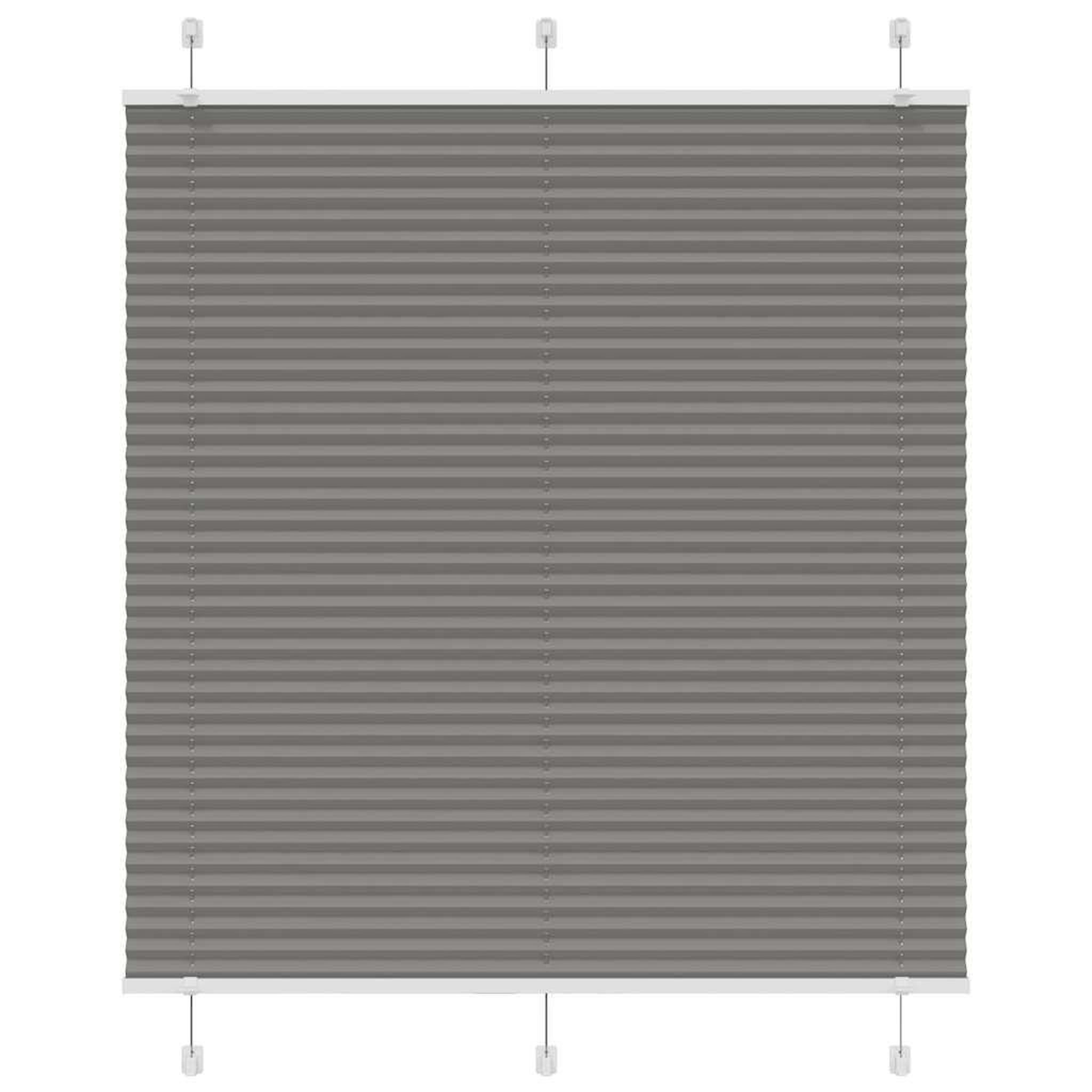 Voir la diapositive 2 : VIDAXL Store plisse anthracite 115x100 cm largeur du tissu 114,4 cm