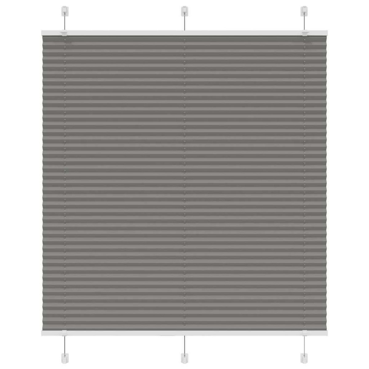 VIDAXL Store plisse anthracite 115x100 cm largeur du tissu 114,4 cm