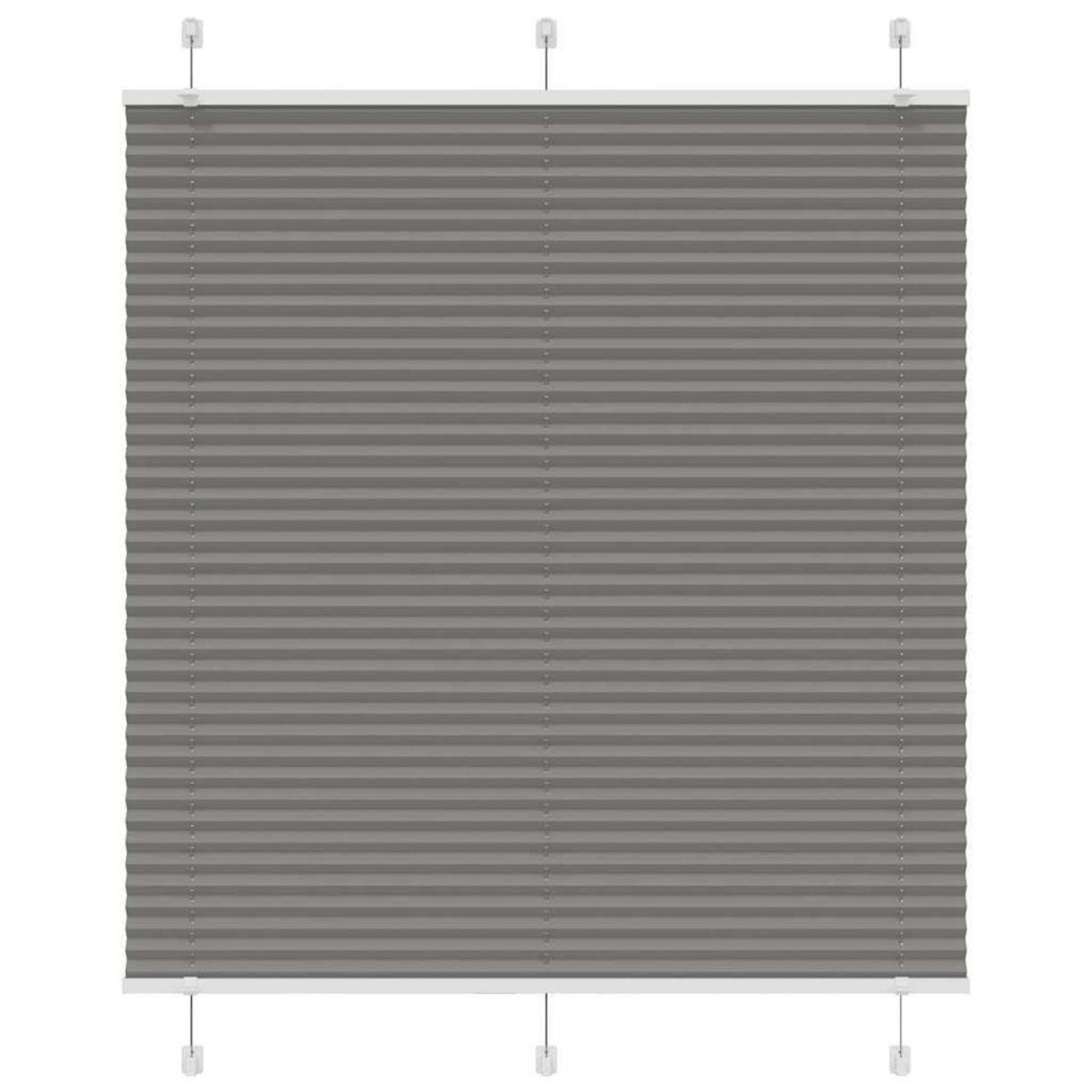 VIDAXL Store plisse anthracite 115x100 cm largeur du tissu 114,4 cm