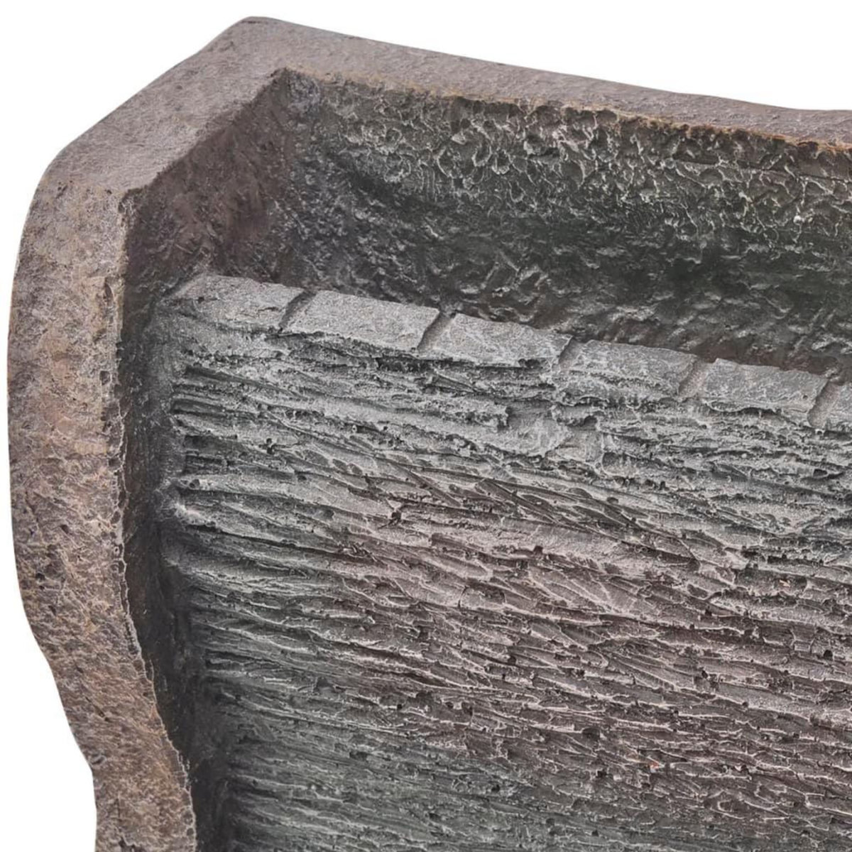 VIDAXL Fontaine d'interieur avec lampe LED Polyresine