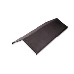 CENTRALE BRICO Rive asymétrique noire intense pour plaques easyfixe/easyline ONDULINE 1m