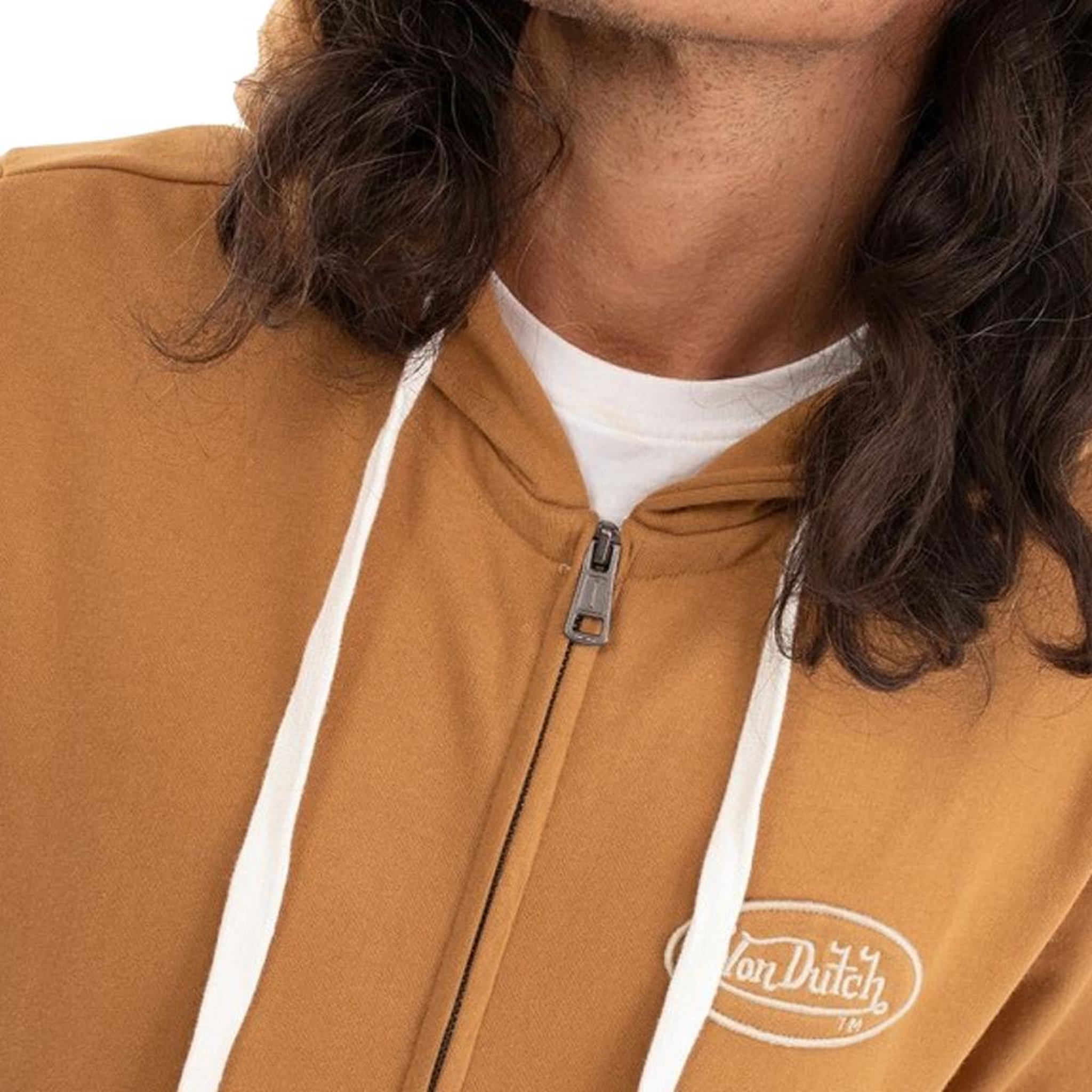 Voir la diapositive 3 : VON DUTCH Sweat Zippé Jaune Homme Von Dutch Camp MOT