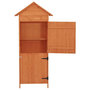 Voir la diapositive 4 : VIDAXL Armoire de rangement de jardin Marron 42,5x64x190 cm